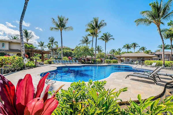 Sun-Drenched Pool Deck For Ultimate Island Relaxation