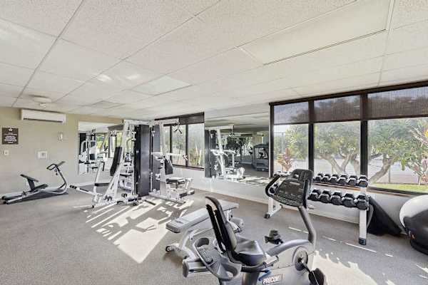 Stay active with the community fitness center.