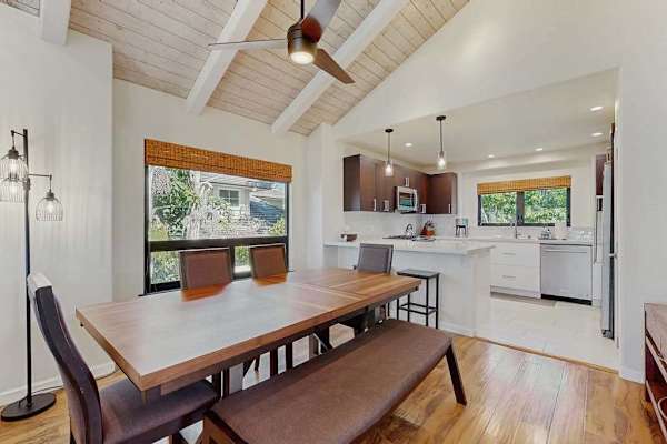 Gather Around The Spacious Dining Table