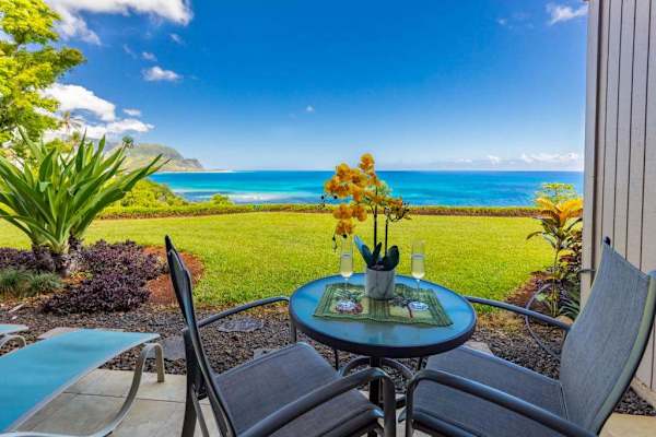 Patio With Ocean Horizon Views
