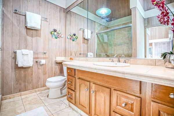 Modern Bathroom with Walk-In Shower & Spacious Vanity