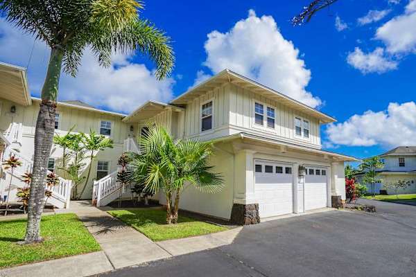 Charming Exterior of Plantations at Princeville with Tropical Landscaping