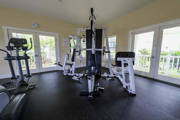 On-Site Fitness Center with Exercise Equipment & Free Weights