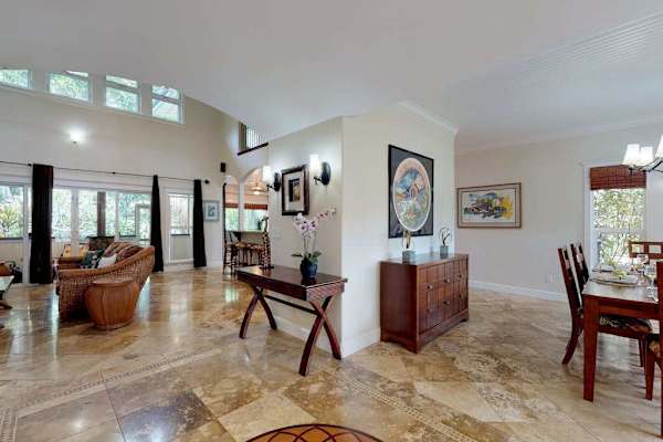 Entry way to this open floor concept home.