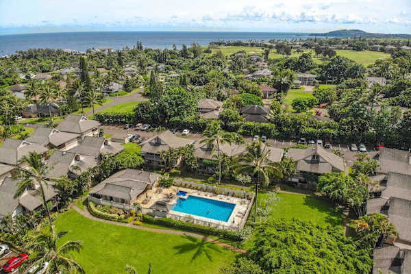Aerial views of Sandpiper Resort