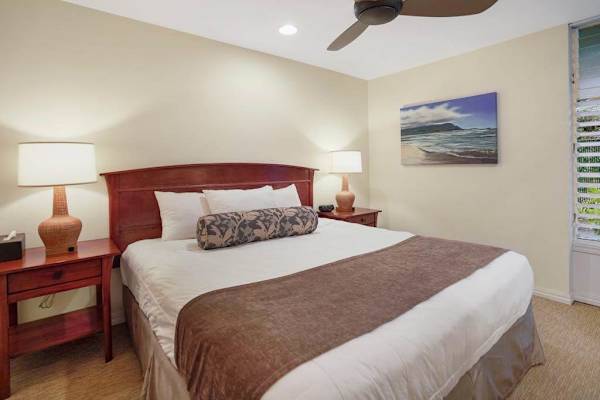 Peaceful king bedroom designed for total relaxation