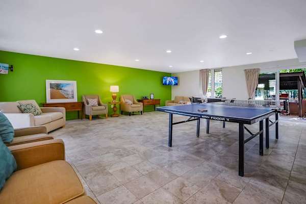 Recreation room for hours of indoor entertainment