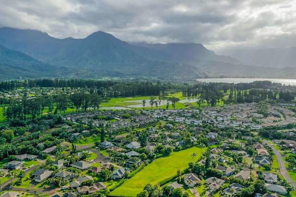 Aerial view of Hawaii 
