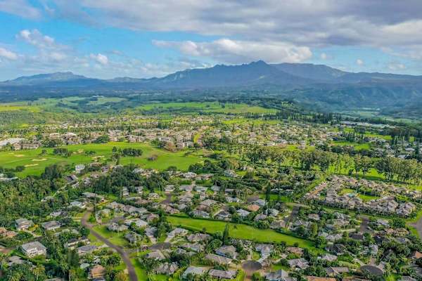 Aerial view of Hawaii 