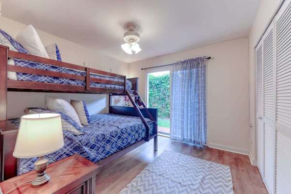 Bright Bunk Bedroom with Twin-over-Full Bed & Natural Light