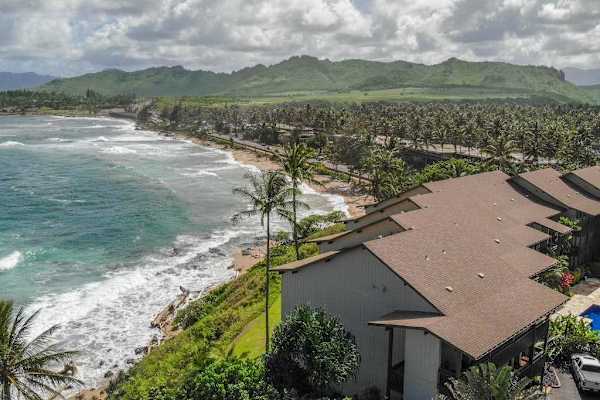Scenic coastline and lush tropical surroundings