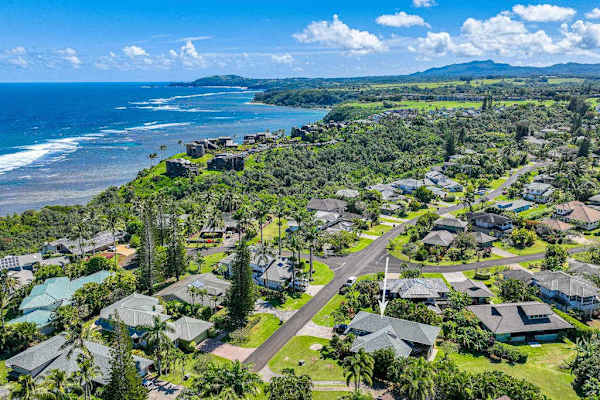 Close to Sea Lodge Beach great for snorkeling in a secluded paradise.  Still just a few miles from Hanalei Beach.