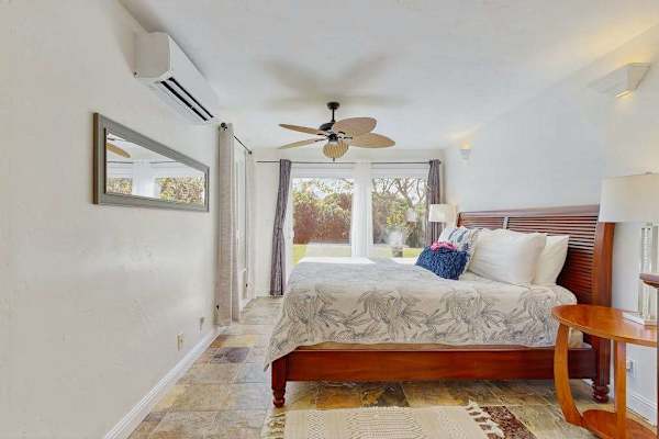 Bedroom with King bed and en suite bathroom