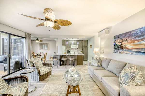Beautiful Open-Concept Living Room And Kitchen