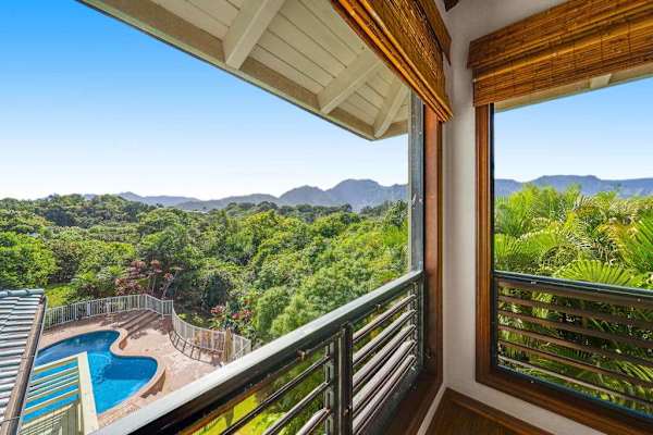 Panoramic Pool View Balcony