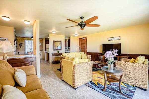Spacious Lounge With Tropical Charm