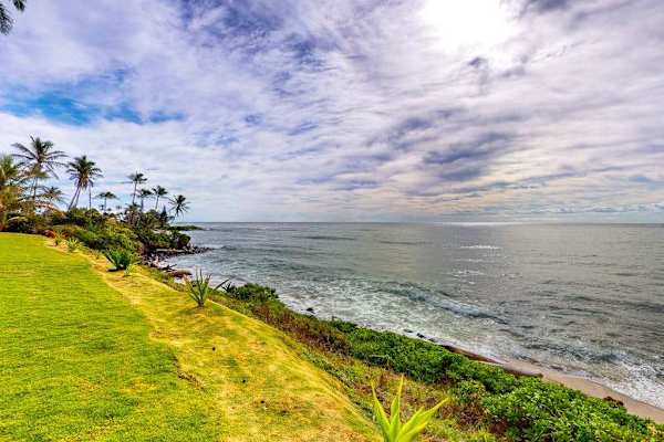 Panoramic ocean views from a beautiful waterfront setting