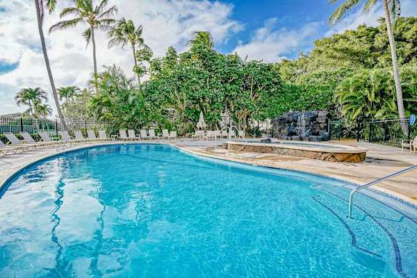 Cool off beneath the warm tropical sunshine