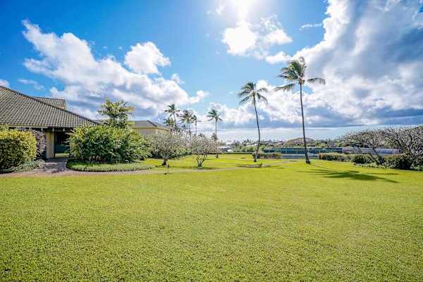 Spacious backyard for enjoying fresh outdoor air