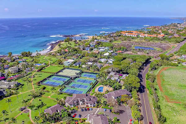 Explore the resort's beautiful location from above today