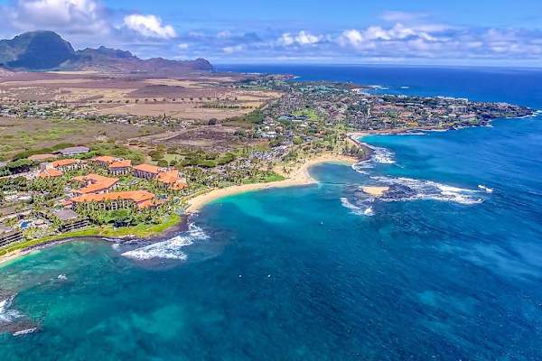 Discover paradise from an unforgettable aerial perspective above