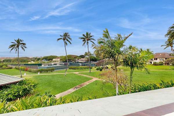 Enjoy peaceful mornings with coffee on the private lanai