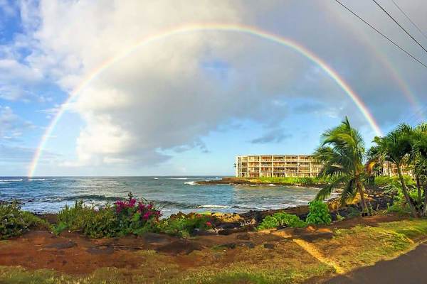 Rainbow Over Paradise Coastline