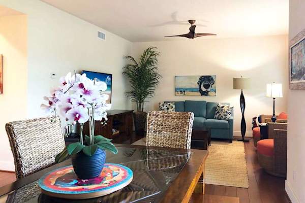 Open Dining Connected To The Living Room