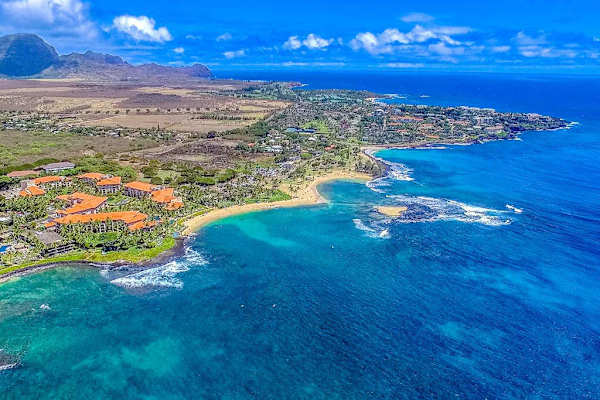 Discover paradise from an unforgettable aerial perspective above