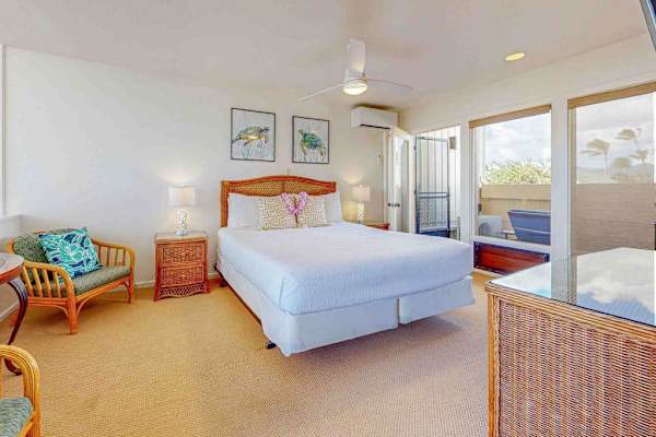 Peaceful king bedroom designed for total relaxation