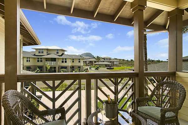 Views off of the private lanai off of the master bedroom.