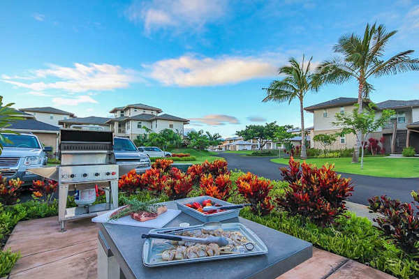 Pili Mai Resort gas grills for your personal use,