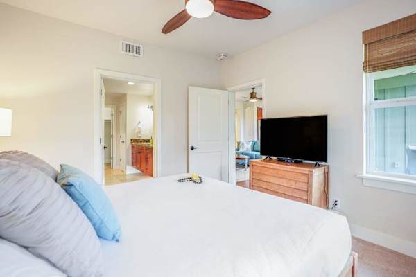 Serene Bedroom With Island Charm