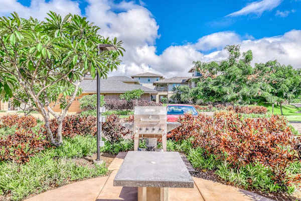 Patio provides the perfect spot to unwind daily