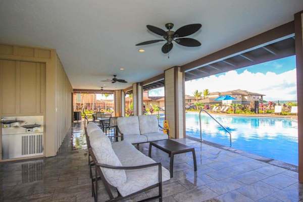 Cool off beneath the warm tropical sunshine