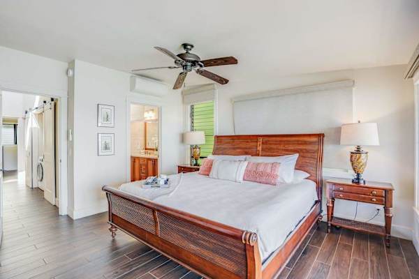 Cozy King Bedroom with Natural Light