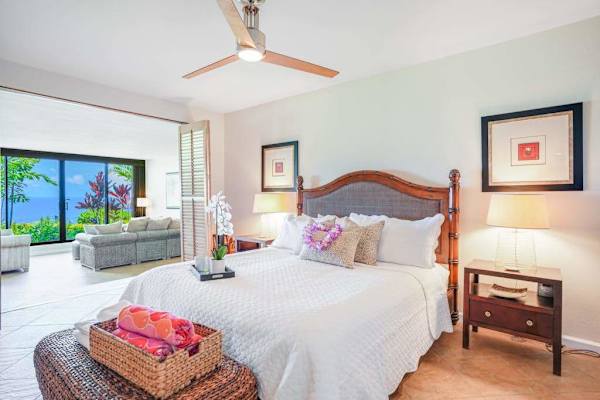 Wake up to beautiful ocean views from your bed