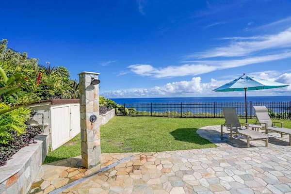 Unwind on the private patio with stunning ocean views