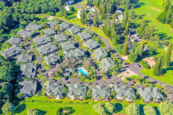 Villas of Kamalii aerial view