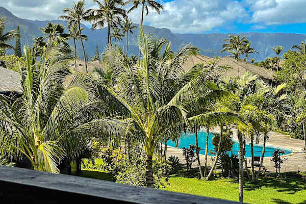 Tropical paradise views from your private lanai.