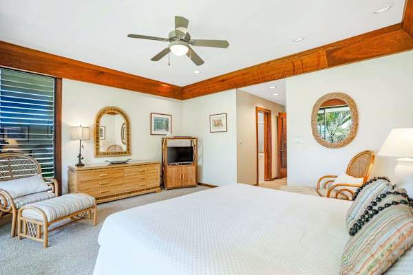 Cozy King Bedroom with Natural Light
