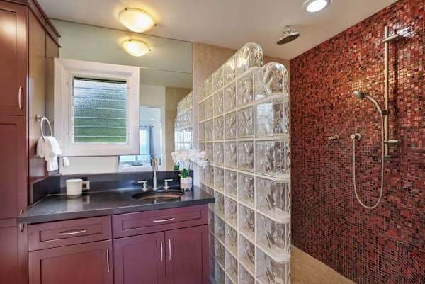 Primary ensuite bathroom with a walk-in shower