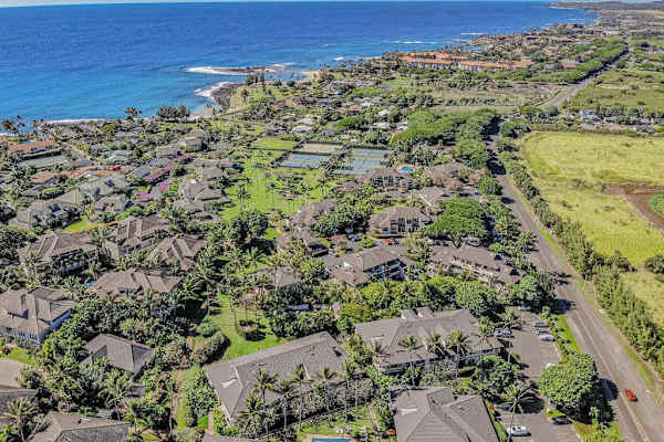Scenic Neighborhood And Ocean Panorama