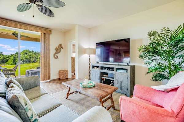 Bright Living Room With Scenic Views