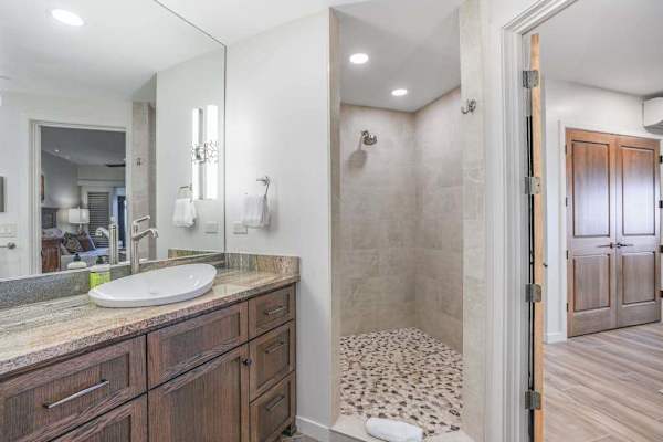Private guest en-suite with a walk-in shower