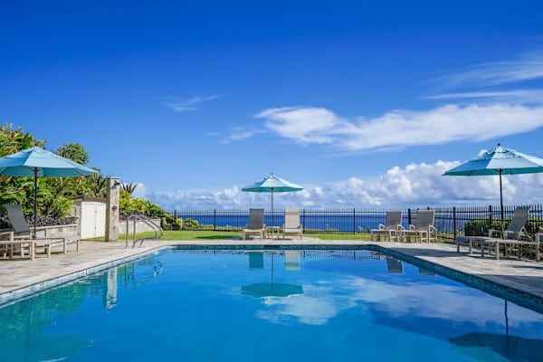 Take a refreshing swim while enjoying breathtaking ocean views