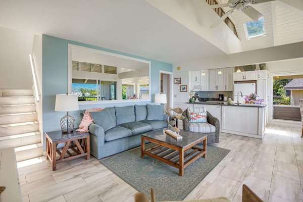 Open-concept living area designed for relaxing together.