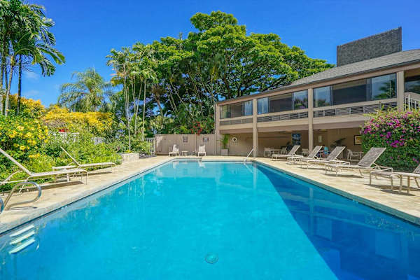 Pool offers a refreshing escape surrounded by island scenery