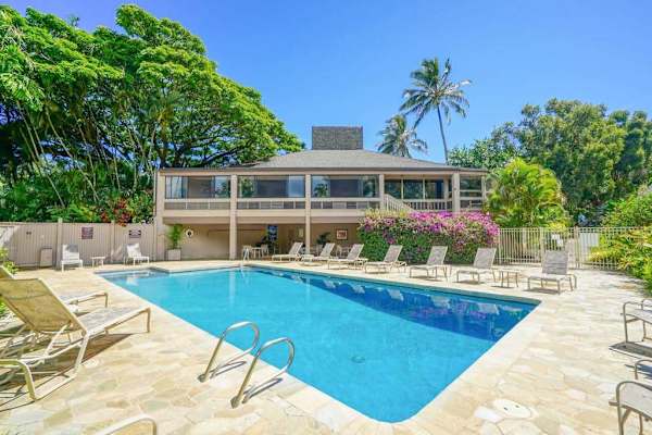 Take a refreshing swim in the resort pool.