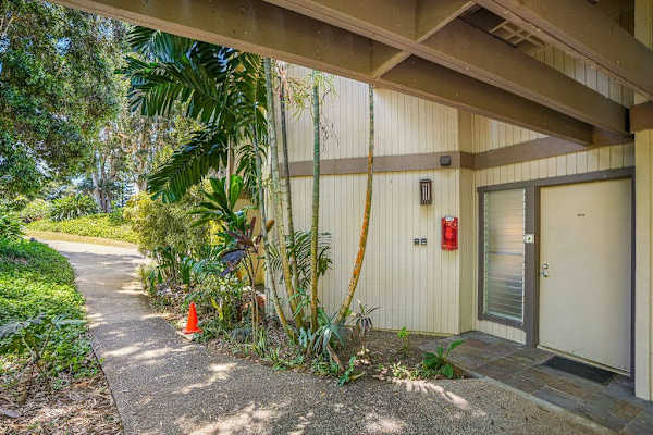 Private Entry Surrounded By Tropical Beauty